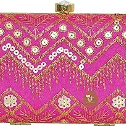 Chic Handcrafted Printed Clutches – Perfect for Indian Weddings, Parties, and Elegant Return Gifts (1 Pcs)-image-59