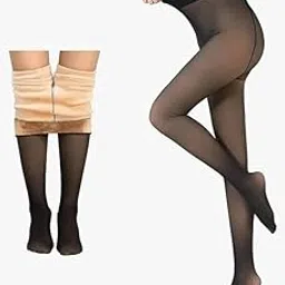 blackrod Faux Sheer Warm Tights for Women Inner Velvet Fleece Layer for Maximum Warmth 28/30/32/34-picture-27