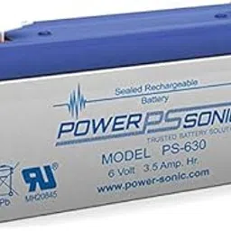 Power-Sonic Rechargeable Sealed Lead Acid Battery PS-630 6V 3.5 AH @ 20-hr. 6V 3.3 AH @ 10-hr.-picture-14
