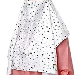 veproix Cotton Printed Fancy Scarf With Sun Protection Face Driving for Women's and Girls Black Star-picture-34