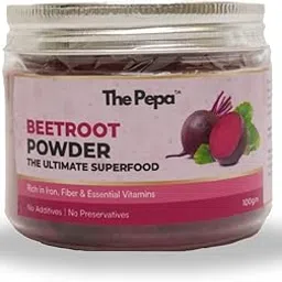The Pepa Beetroot Powder 100g | Pure & Natural | Rich in Iron, Fiber & Antioxidants | Supports Stamina & Heart Health | Perfect for Smoothies, Baking & Natural Coloring | No Additives - Long Shelf Life-picture-58