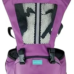 Progeny Newborn Baby Carrier/Adjustable Hands Free 4 in 1 Baby Kangaroo Carrier | Multiple Carry Positions - Front, Back, Hip - Comfortable & Adjustable with Safety Belt and Buckle Straps (Purple)-picture-26