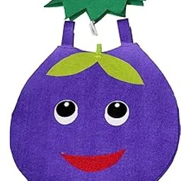 Kaku Fancy Dresses Fruit and Vegetable Costume Paper Cutout with Cap For Kids | Healthy Food Costume For Boys & Girls (Tracksuit Not Included)-picture-19