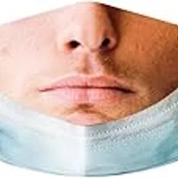 Creativity 3D Print Funny Bandit Prank Face Mask Masque Mouth Cover Adults I|Clothing, Shoes & Accessories | Costumes, Reenactment, Theater | Accessories | Masks & Eye Masks-image-98