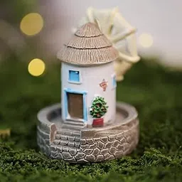 Wonderland Miniature Resin Windmill |Garden Miniatures| Garden Tray Garden Figurine-picture-27