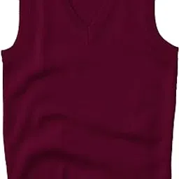 classroom uniforms Classroom Men's Adult Unisex V-Neck Sweater Vest, Burgundy, X-Large-picture-16