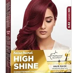 BBLUNT Salon Secret High Shine Conditioning Hair Colour With MaliPeptide BondTech™ to reduce breakage | Cherry Red-6.62 | No Ammonia, 100% Grey Coverage | Long Lasting Permanent Colour | Salon at home-picture-36