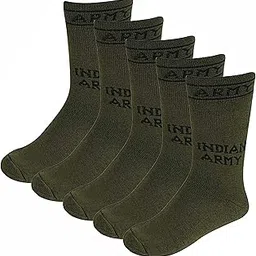 tendsy Tactical Indian Army Socks - Durable and Comfortable (Pack of 4)-picture-30