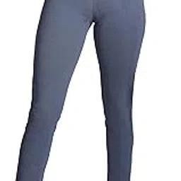 mehrang Women Stretchable Gym Pants High Rise & Tights Workout With Mesh Insert & Side Pockets (In, Alpha, XL, Regular, Light Blue)-picture-55