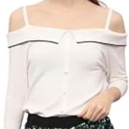 amzilo Stylish Women Cotton Bright Winter Mornings Ivory Cardigan (White,F-S)-picture-26
