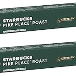 STARBUCKS Pike Place Roast by Nespresso, Medium Roast, Coffee Capsules 10 (Pack Of 2), 53g Each (Imported)-picture-29