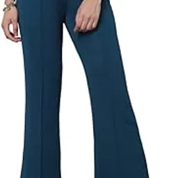 siril Women's Regular Fit Mid Rise Lycra Dyed Knitted Trouser-picture-37