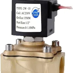 Hi-Tech Industrial Solenoid Valve, Brass, 1/2", AC230v-picture-30