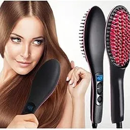 SEASPIRIT Straight Ceramic Hair Straightener Brush (Multicolor)-picture-10