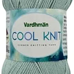 Vardhman Cool Knit DK Weight Yarn - 65% Polyester 35% Viscose Blend - 100g Ball 208m - Soft 6-Ply for Knitting Crochet Amigurumi Garments Home Decor (Sea Foam)-image-3