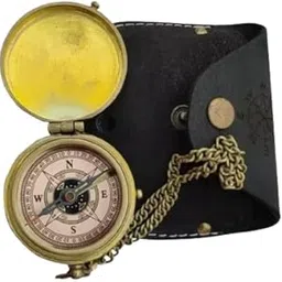 Go Confidently Quote Engraved Compass with Stamped Leather case, Graduation Day, Best Compass for Hiking & Travelling, Best Gift for Festivals-picture-22