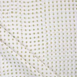 DMAASA Pure Cotton Hand Block Print Running Fabric Material Beige Dotted Print-picture-23