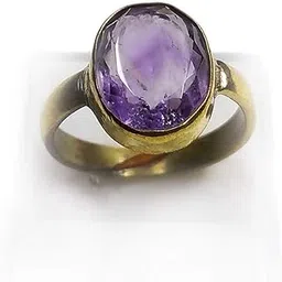 Lab Certified Katela Amethyst Ring 6.25 Ratti Original Natural Jamuni Purple Untreated African Amethyst Katela Adjustable Ring Gem Stone for Unisex-image-22