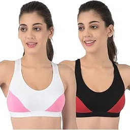 Softline Women's Cotton Rich Wire-Free Non-Padded Balconette Bra Combo | Seamless, Breathable & Soft Fabric | Full Coverage & Everyday Comfort (Pack of 2)-image-76