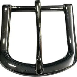 craft by universal Pure Genuine Leather Belt Buckle For Men & Women Belt Buckle (1.5", 38mm) [KB- 66] (Black Nickle)-picture-50