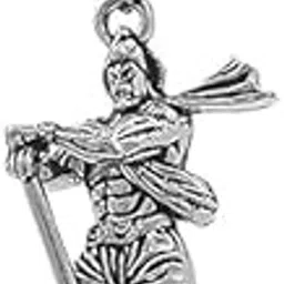 Stainless Steel Hanuman Pendant with Chain – Lord Bajrangbali Locket for Men & Boys | Devotional Wear-picture-28