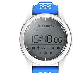 ivelect B296 LCD Display Pedometer White Blue Smartwatch Home Waterproof IP68-picture-2