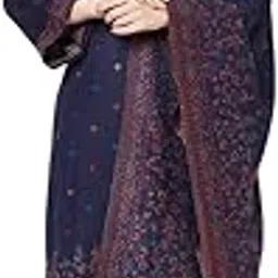 afsa Women's Rayon Acro Wool Dress Material With Stole For Winter (Unstitched)-picture-23