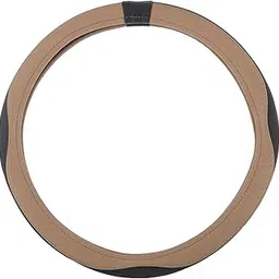 Hi Art ExtraGrip1398 Beige and Black Car Steering Wheel Cover for Ford Figo Aspire-picture-32