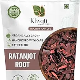 Khyati Naturals Ratanjot Root 50g | Dried Raw Alkanet Root (Alkanna Tinctoria) | Natural Hair & Skin Care | Ayurvedic Herb for Hair Growth, Skin Healing & Natural Coloring | 100% Pure & Organic-picture-20