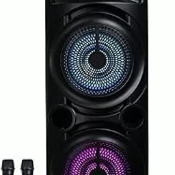 FRONTECH Vega TWS Wireless Bluetooth 60W 5.0 Trolley Speaker with Disco Party Lights, Wireless Mic, Up to 4 Hours Playtime, 1.0 Channel (Black, SW-0208)-picture-26