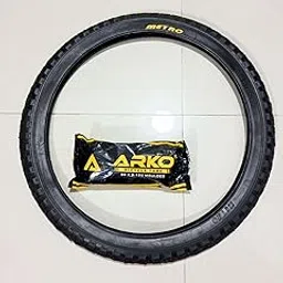 generic Metro Bicycle Tyre, 20 x1.75 inches, with Arko Bicycle Tube, 20 x 2.125 inches Moulded-picture-13