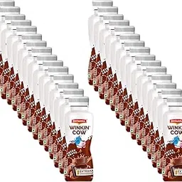 Britannia Winkin Cow Thick Milk shake Chocolate Pet Bottle, 180 ml - Pack of 30-picture-60
