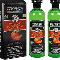 COLORNOW Professional Fruit Vinegar Gel Hair Color – Natural Black Hair Dye, Gel Based Easy Application, Deep Nourishing Formula, 10 Minute Quick Use, 100% Grey Hair Coverage for Men & Women, 500ml x 2 (1000ml)-image-58