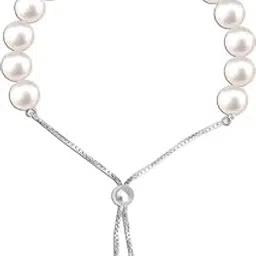 Amazon Brand - Nora Nico 925 Sterling Silver BIS Hallmarked Jewelry Pearl Sliding Bolo Bracelet for Women-picture-34