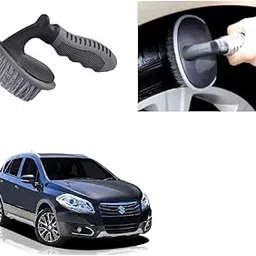 All Purpose Alloy Wheel Tire Car Rim Tyre Cleaning Brush Essential Universal Accessories Suitable for Maruti Suzuki Nexa S-Cross Type-1-picture-36