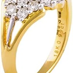 khanna jewellers 18k White Gold and Diamond Ring-picture-34
