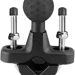 UJEAVETTE Generic U Bolt Base Black Motorcycle Bike Handlebars Replace Ball Mount Base-image-82