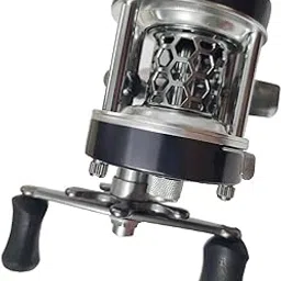 UJEAVETTE® W300 Left/Right Hand Baitcasting Fishing Reel 5.0:1 Gear Ratio Silver L-picture-45