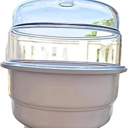 AANIJ® Polylab Desiccator Plain PP/PC 150 mm (Pack of 1) image 1