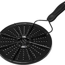 Heat Diffuser for Gas Stove,Even Heat Distribution Heat Diffuser for Glass Cooktop,Heat Diffuser for Electric Stove with Cool Touch Handle Black image 1