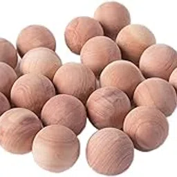 HUJI Natural Cedar Wood Moth Protection Balls Non-Toxic Moth Repellent Clothes Bedding Blankets Storage Closet Drawer Mildew Mold Prevention (24 Balls Ct, Cedar Balls) by Huji-picture-23