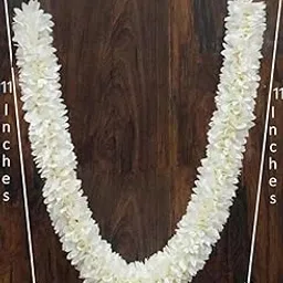 Flowers Artificial Pitchipoo/Fake Flowers/Artificial Jasmine Flower for Hair/mallipoo/malligaipoo/Jasmine Flower/Garland Flower Mala for Photos Frame God Idols (White)-picture-28