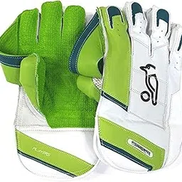 Kookaburra Adult W.K. Gloves KB Kahuna Players Mens, White/Green image 1