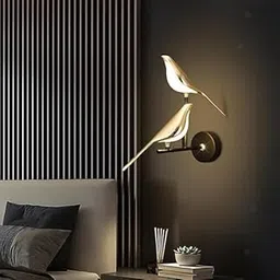 Carsten Golden Double Bird-Shaped Silhouette and Modern Bird Led Wall Light for Living Room, Led Wall Lights for Home Decoration, Led Wall Scone for Restaurants/Living Room/Cafe/Bar/Hotels etc-picture-15