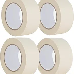 EuQinu-E Masking Tape - 20 Meters in Length 48mm / 2" Width - 1 Roll Per Pack - Easy Tear Tape, Best for Carpenter, Labelling, Painting and leaves no residue after a peel.-picture-23