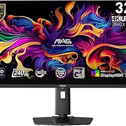 MSI MAG 321UPX QD-OLED, 32" 4K UHD Quantum Dot OLED Gaming Monitor, 3840 x 2160, 0.03ms, 240Hz, True Black HDR 400, 90W USB Type C, HDMI, DP Port-picture-28