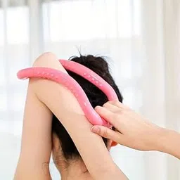 Yoga Exercise Ring, Pink, Pilates Circle for Stretching and Resistance Training-picture-23