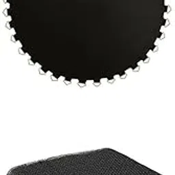 MERISHOPP® Durable Trampoline Mat 6ft Round Frame Bounce Bed Pad & 6-Pole Safety Net | Sporting Goods | Fitness Running & Yoga | Fitness Equipment & Gear | Trampolines-image-88