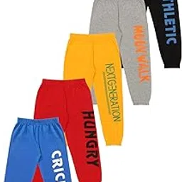 kyda kids 100% Cotton Printed Track Pant for Baby Boys (Pack of 5)-picture-14
