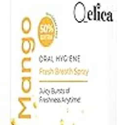 Qelica Mouth Freshener Spray Mango Flavor - Pure Ayurvedic Bad Breath Spray for Men & Women, 200+ Sprays, 15gm Mouth Fresh Spray for Kissing & Daily Use-picture-12